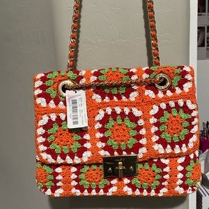 ALDO ELATERIEL CROCHET CROSSBODY BAG